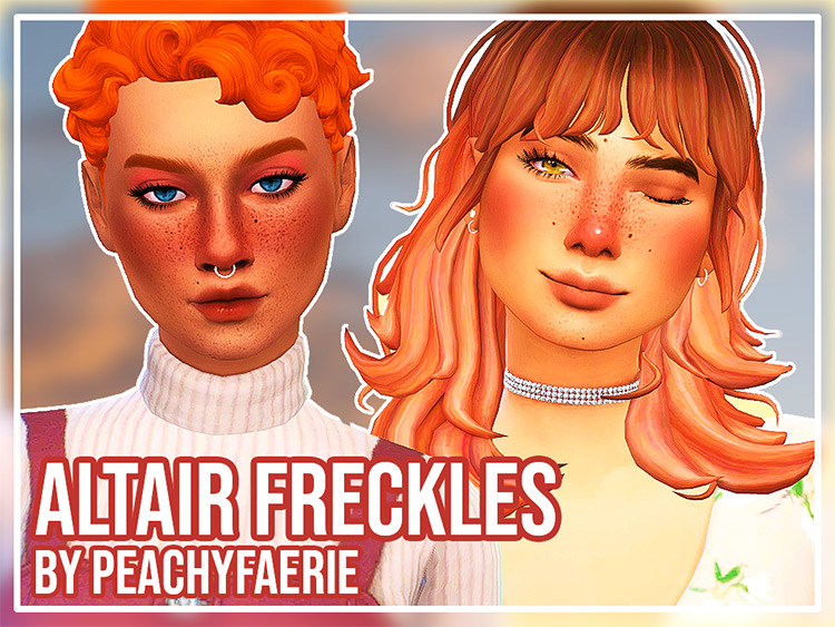 Altair Freckles from “A Skin Detail Set” / Sims 4 CC