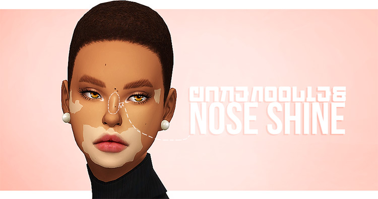 Nose Shine / Sims 4 CC