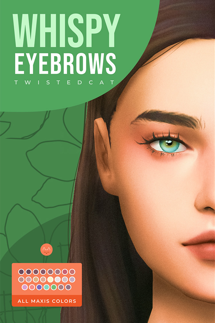 Whispy Eyebrows / Sims 4 CC