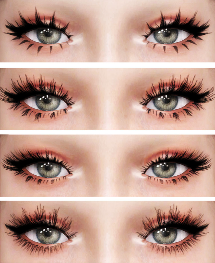 3D Lashes / Sims 4 CC