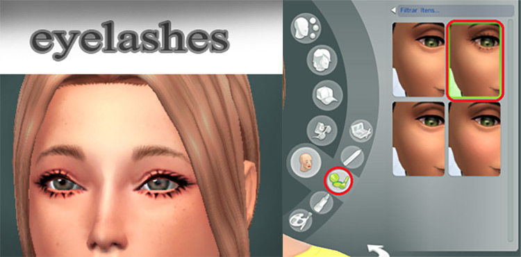 Eyelashes Download / Sims 4 CC