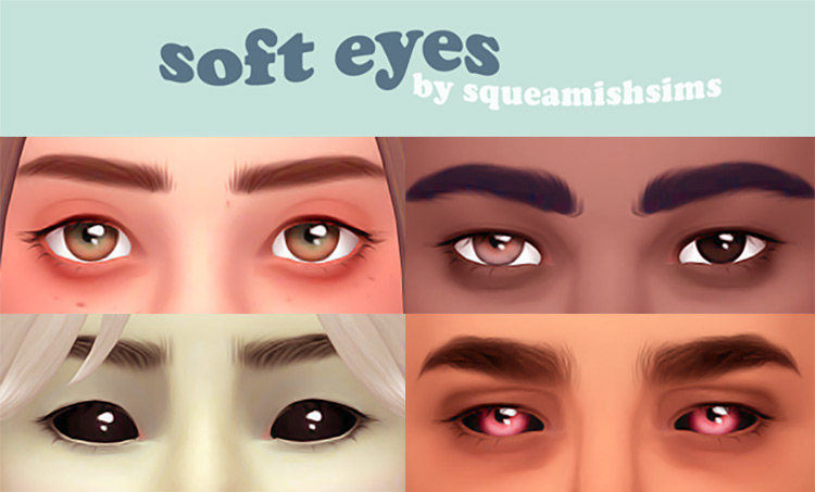 Soft Eyes / Sims 4 CC