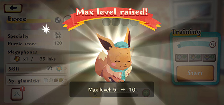 Max-level Raised (5 > 10) / Pokémon Café ReMix”><figcaption class=