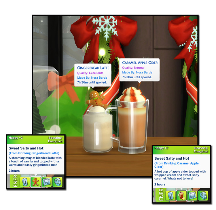 Christmas Special Hot Beverages / TS4 CC