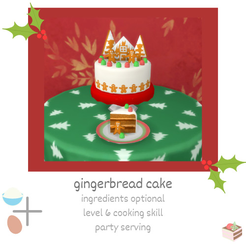 Gingerbread Cake / TS4 CC