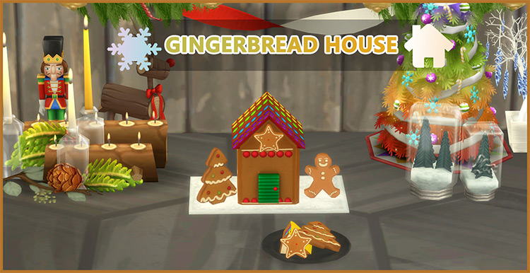Gingerbread House / TS4 CC