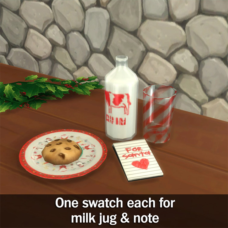 A Gift For Santa (Cookies & Milk) / TS4 CC