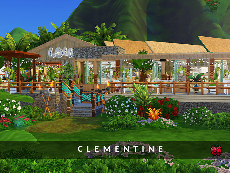 Clementine Restaurant / Sims 4 CC