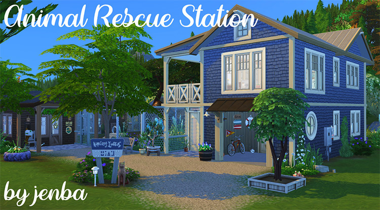 Animal Rescue Station / Sims 4 CC