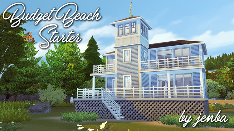Budget Beach Starter / Sims 4 CC