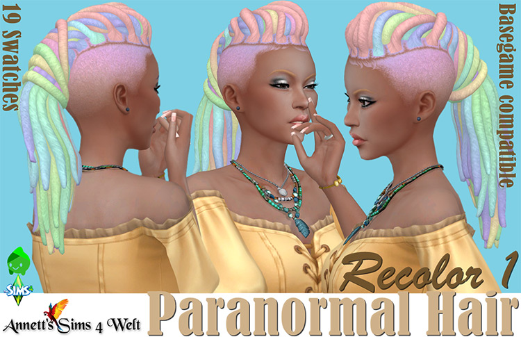 Paranormal Hair Recolors / Sims 4 CC