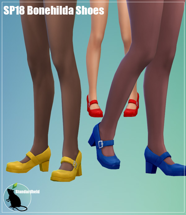 Bonehilda Shoes Recolors / Sims 4 CC