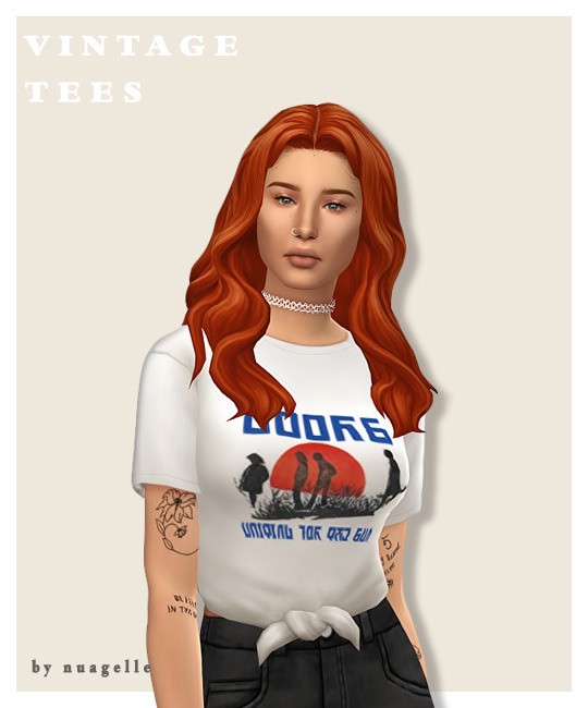 Vintage Tees / Sims 4 CC