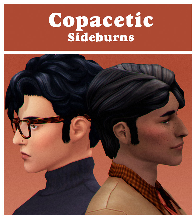 Copacetic Sideburns / Sims 4 CC
