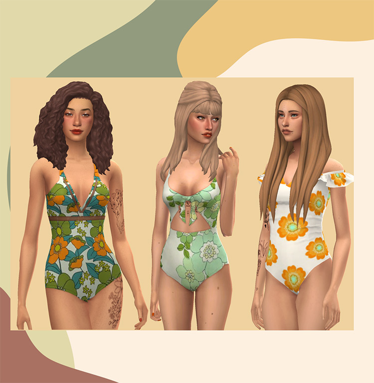 Swimsuit Recolors / Sims 4 CC