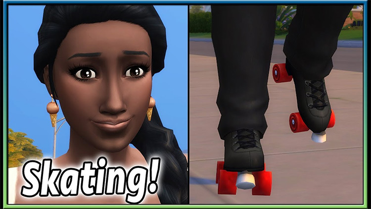 Skate Everywhere Mod (Seasons Required) / Sims 4 CC