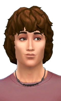 Curly Mop Hair For Men / Sims 4 CC