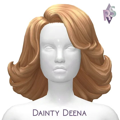 Dainty Deena Hair / Sims 4 CC