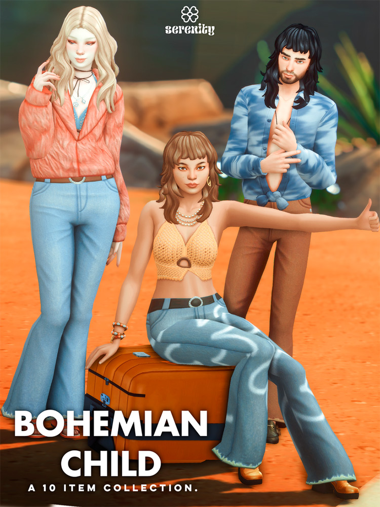 Bohemian Child Collection / Sims 4 CC