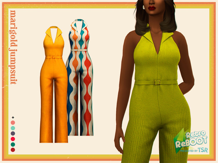Marigold Jumpsuit / Sims 4 CC