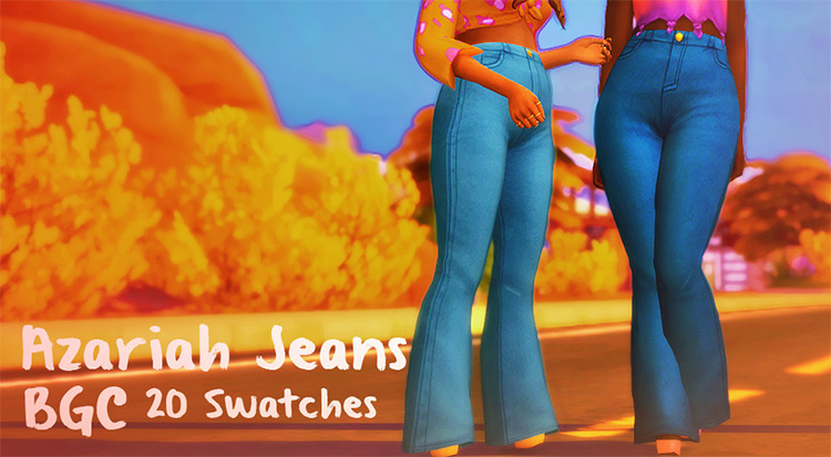Azariah Jeans / Sims 4 CC