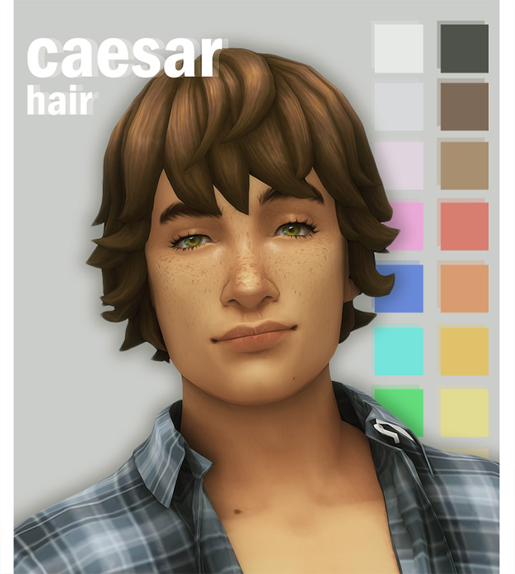 Caesar Hair / Sims 4 CC