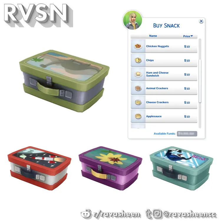 Toddler Lunchbox / Sims 4 CC