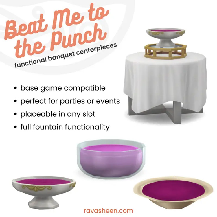 Beat Me To The Punch Set / Sims 4 CC