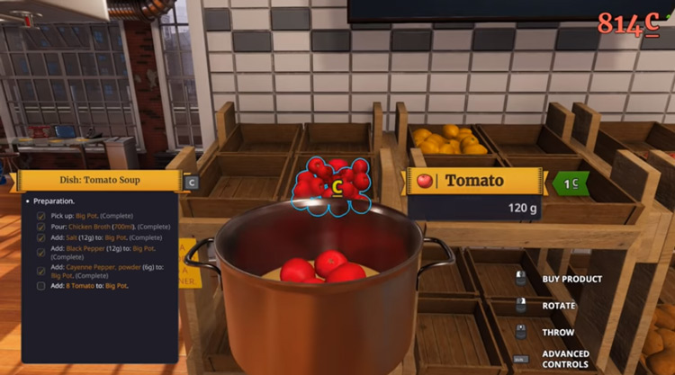 Cooking Simulator gameplay screenshot
