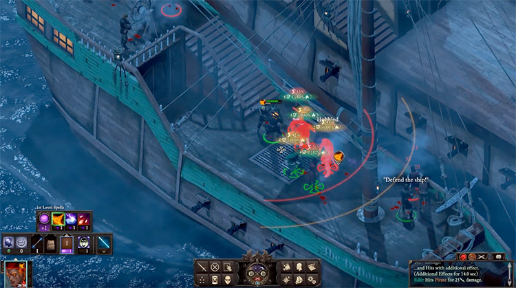 Pillars of Eternity II: Deadfire gameplay screenshot