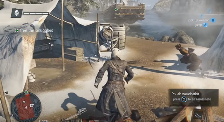 Assassin’s Creed Rogue gameplay screenshot