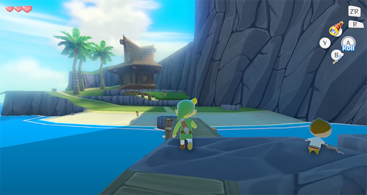The Legend of Zelda: The Wind Waker gameplay screenshot