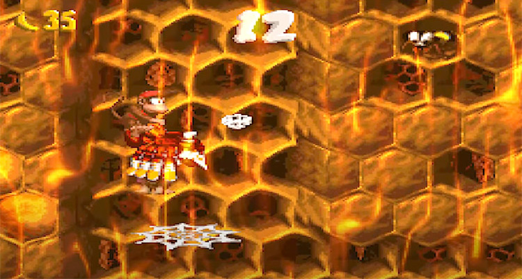 DK Country 2: Diddy’s Kong Quest gameplay screenshot