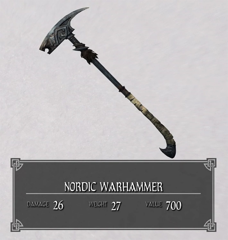 15 Best Warhammers In Skyrim  Ranked    FandomSpot - 68