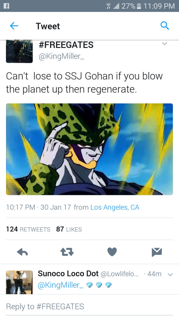 Cell can't lose Gohan