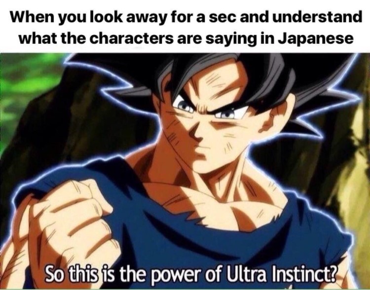 Ultra Instinct Goku meme
