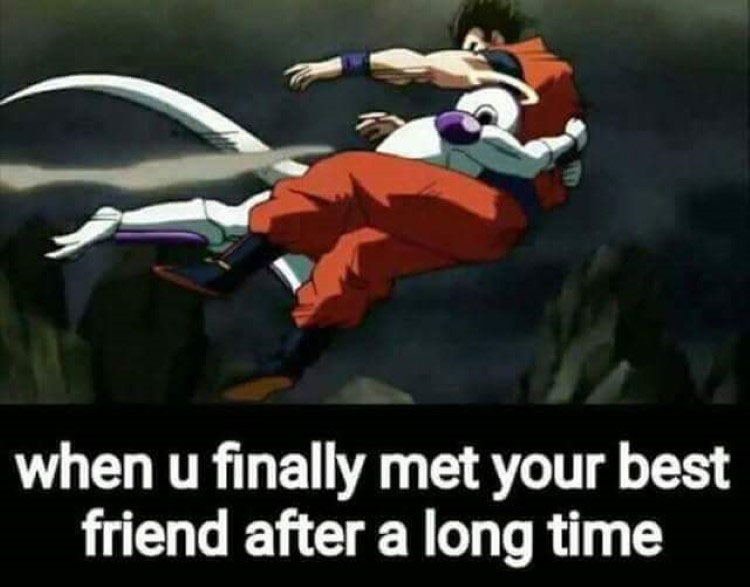 Best friend meeting up meme