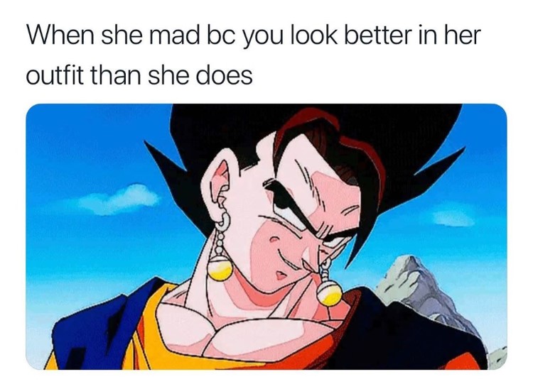 Made you look outfit dbz