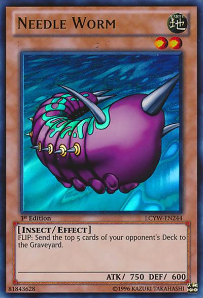 Needle Worm Yu-Gi-Oh Card