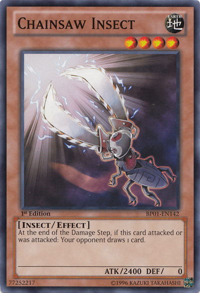 Chainsaw Insect Yu-Gi-Oh Card