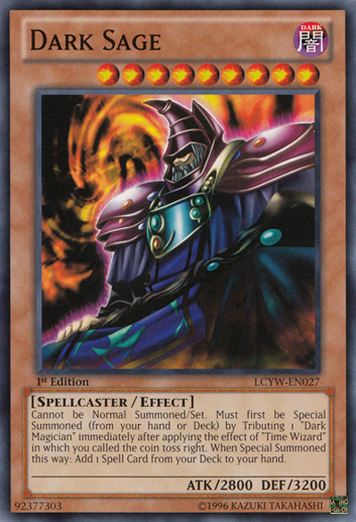 Dark Sage YGO Card