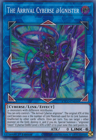 The Arrival Cyberse @Ignister YGO Card
