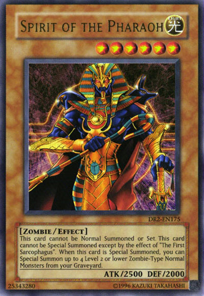 Spirit of the Pharaoh YGO Card