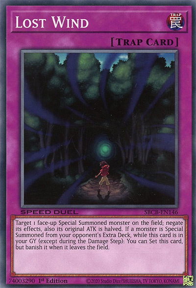 Lost Wind Yu-Gi-Oh Card