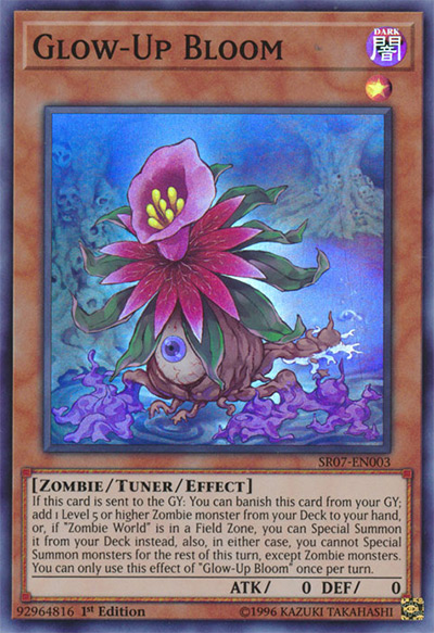 Glow-Up Bloom Yu-Gi-Oh Card