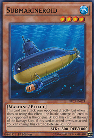 Submarineroid Yu-Gi-Oh Card