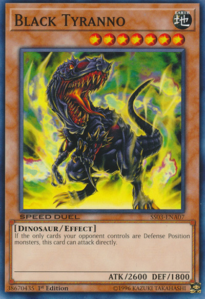 Black Tyranno YGO Card