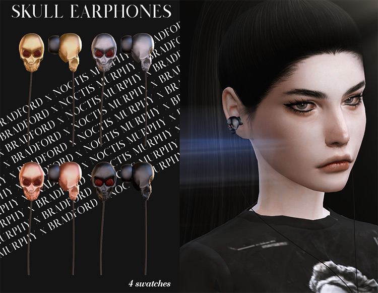Skull Earphones TS4 CC