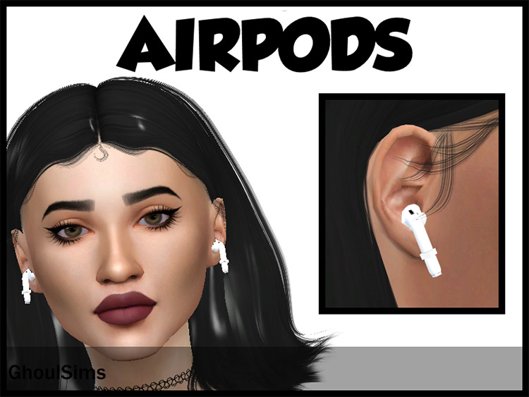 TS4 AirPods Sims 4 CC screenshot