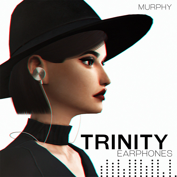 Trinity Earphones for Sims 4